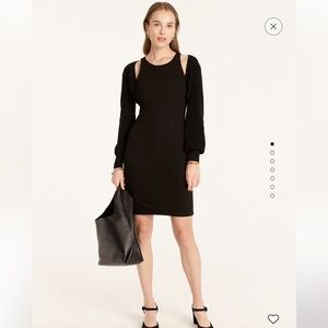 J. Crew Racerback dress in Italian ponte